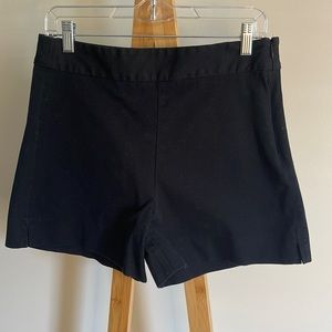Black High-Rise Shorts